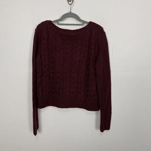 Kate Spade Saturday Women’s Burgundy Long Sleeve Sweater Size Small.